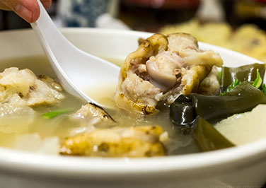 Pigs Feet Soup. Photo by Todd Maeda.